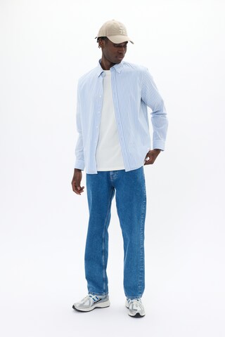 Coupe regular Chemise 'Abrize' Matinique en bleu