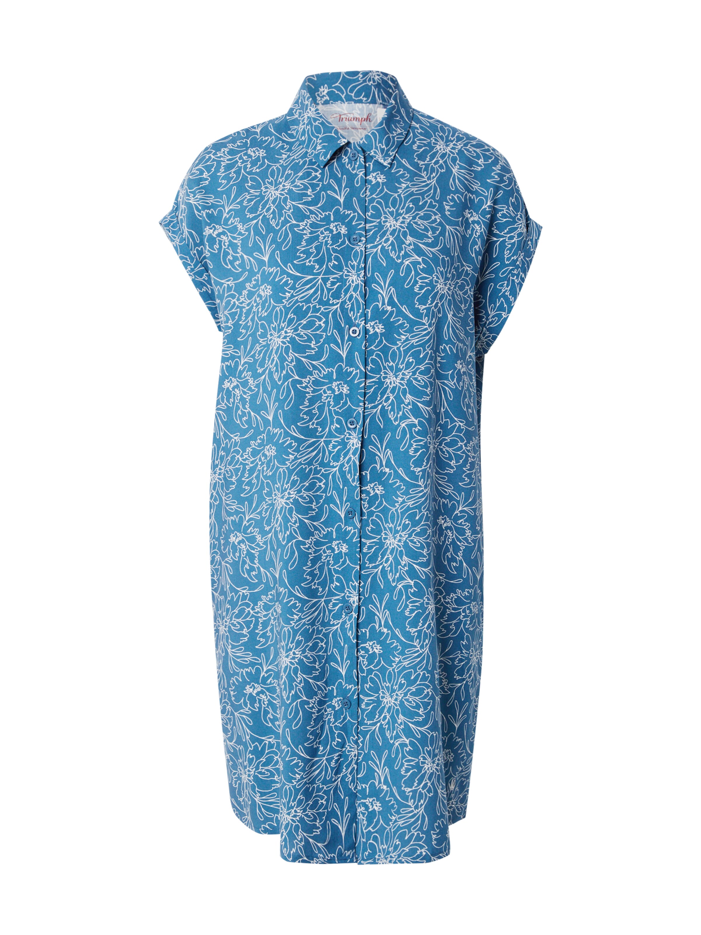 TRIUMPH - Camiseta de noche en azul: frente