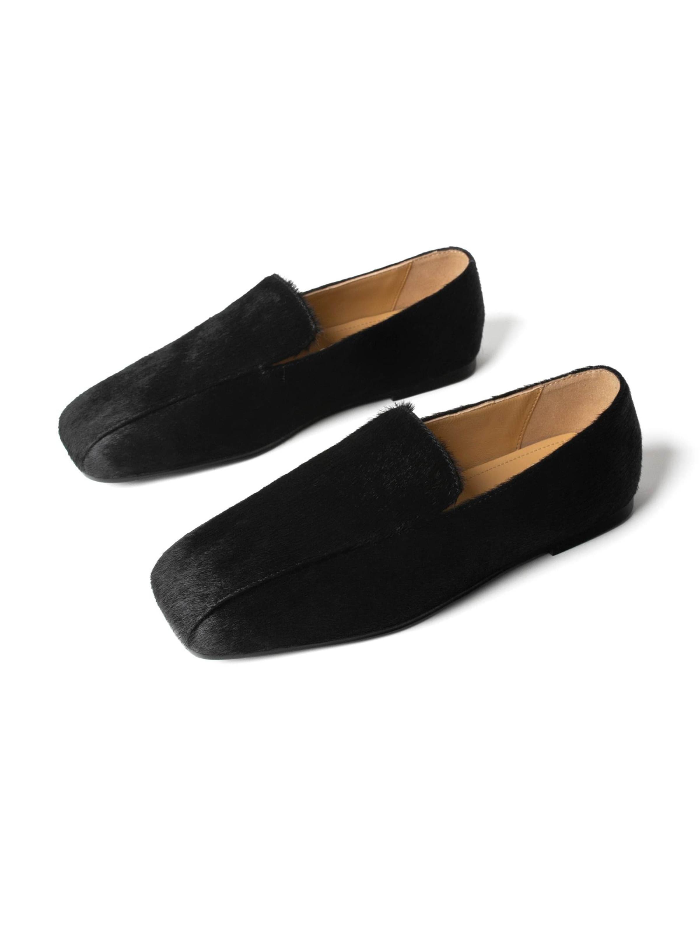 L37 HANDMADE SHOES Slip-ons 'JUST BEFORE THE SUNSET' in Black