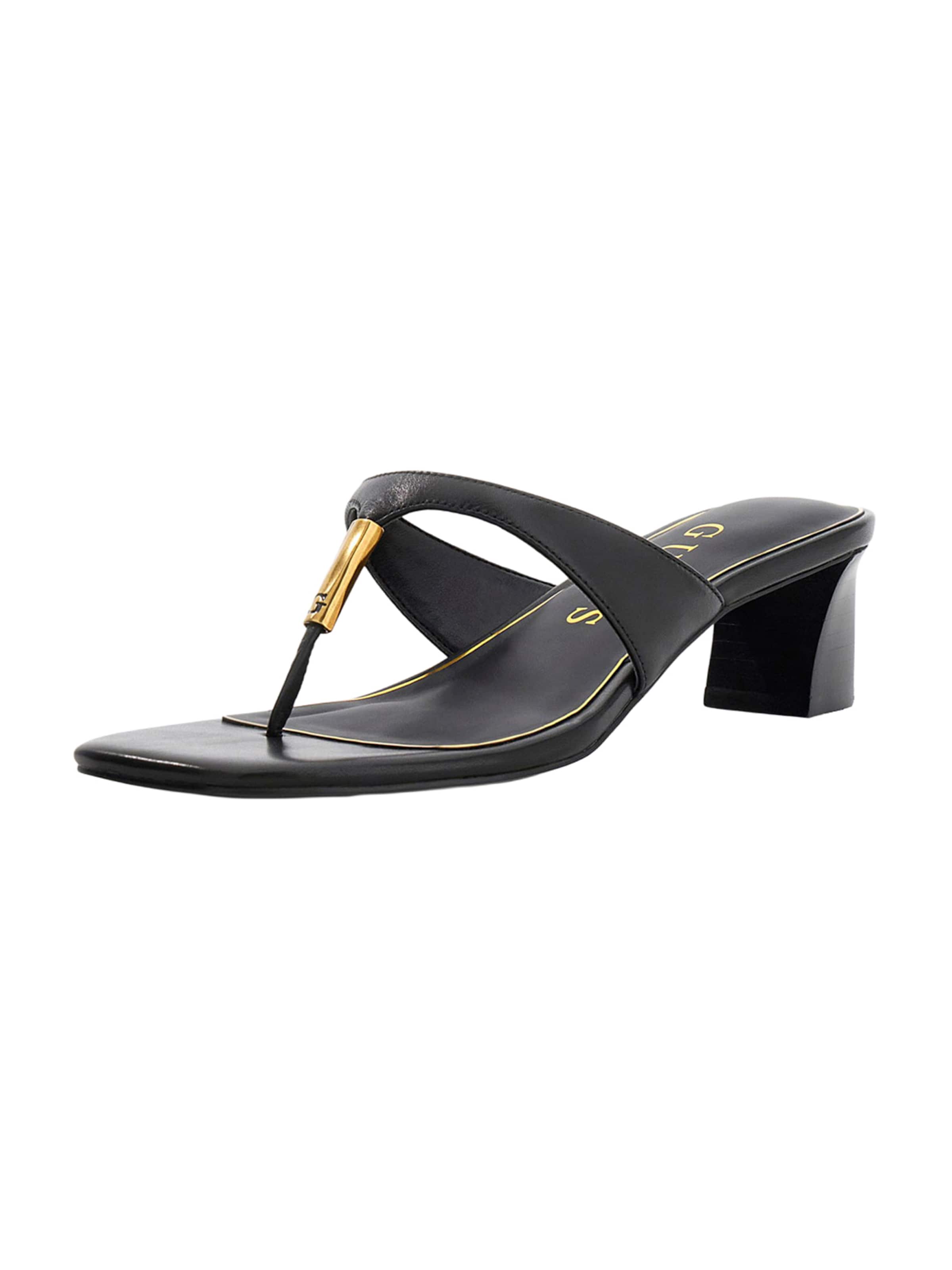 GUESS Босоножки через палец 'YAIZA' в Черный: спереди