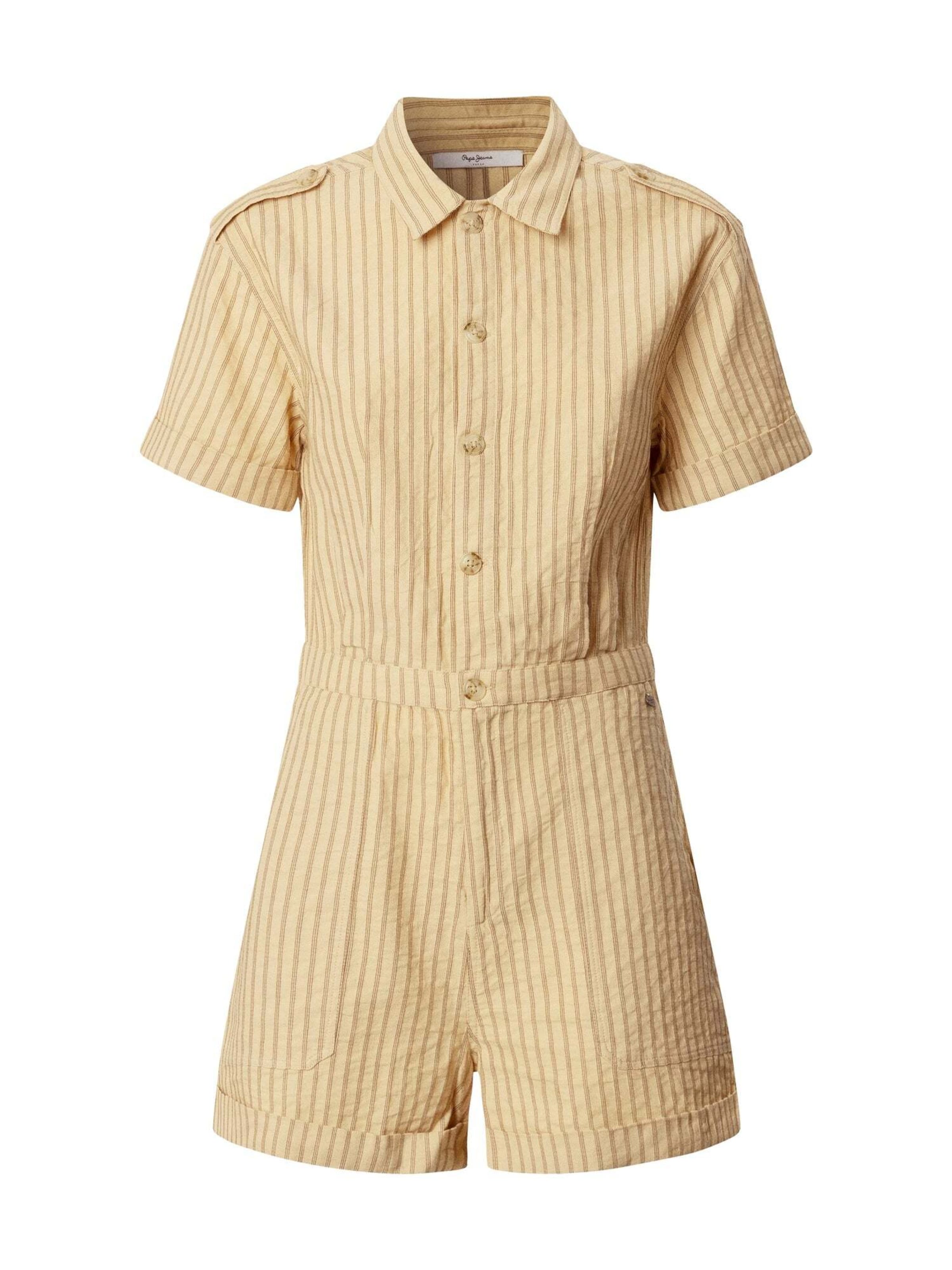 Tuta jumpsuit 'Fay Aio' di Pepe Jeans in beige: frontale