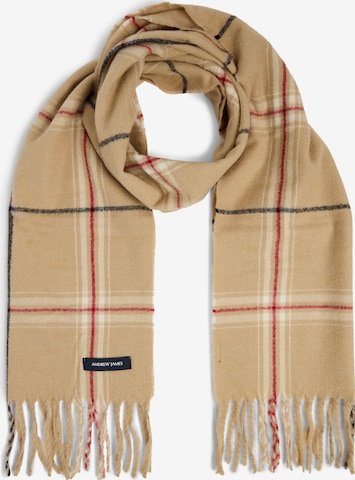 Andrew James Scarf in Beige: front