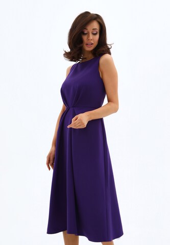 Awesome Apparel Dress in Purple: front