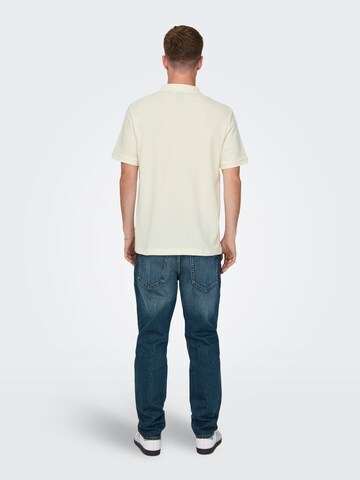 Only & Sons - Camiseta 'MIKE' en blanco