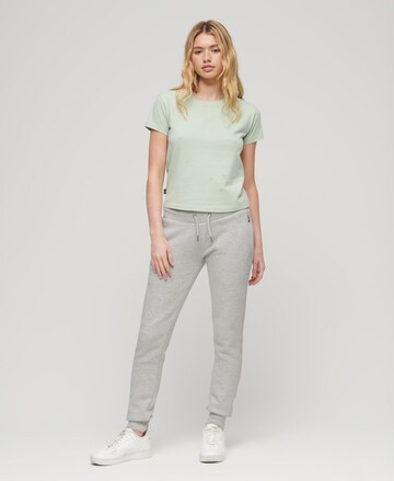 Superdry Tapered Hose 'Essential' in Grau