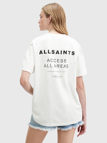 Maglietta 'TOUR' di AllSaints in bianco: frontale