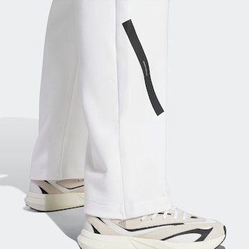 ADIDAS SPORTSWEAR Широкий Спортивные штаны 'Z.N.E.' в Белый