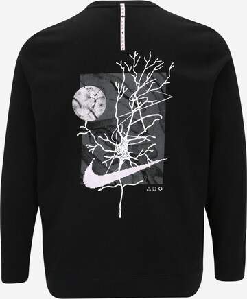 NIKE Sport sweatshirt i svart