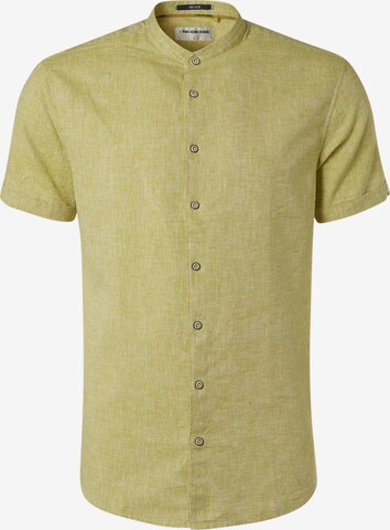 No Excess Regular fit Button Up Shirt in Yellow: front