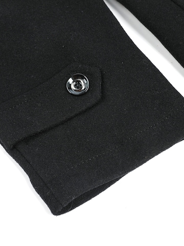 ALLTHEMEN Winterjas 'Morgenkühle' in Zwart