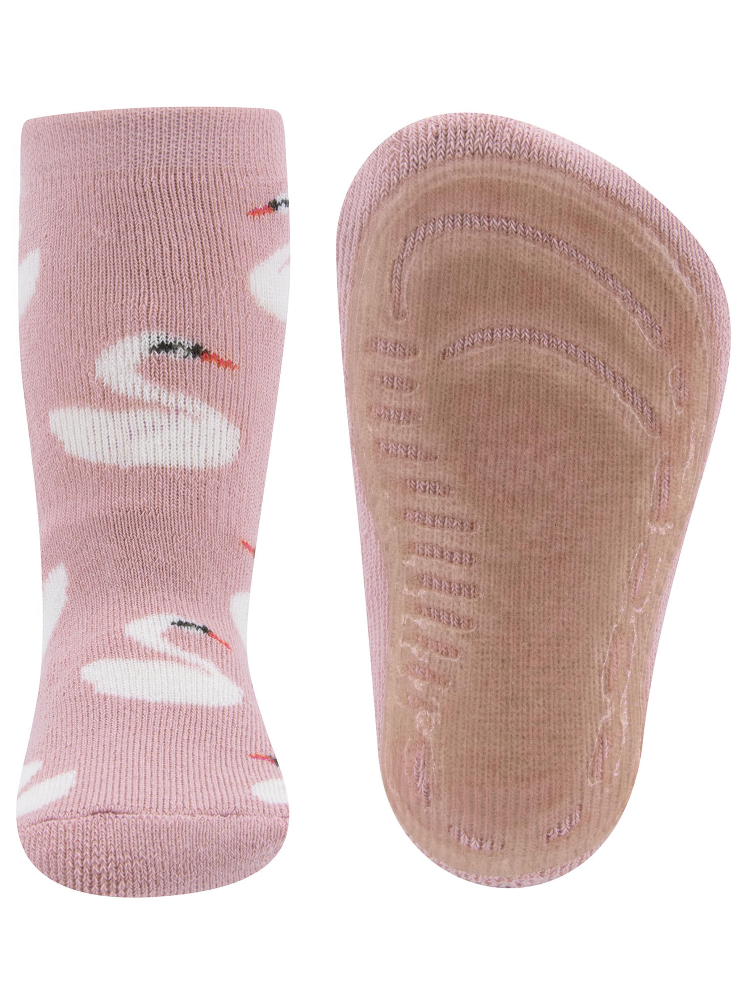 EWERS Ponožky 'Swan' - Ružová