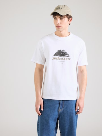 JACK & JONES Bluser & t-shirts 'JCOBREEZE' i hvid: forside