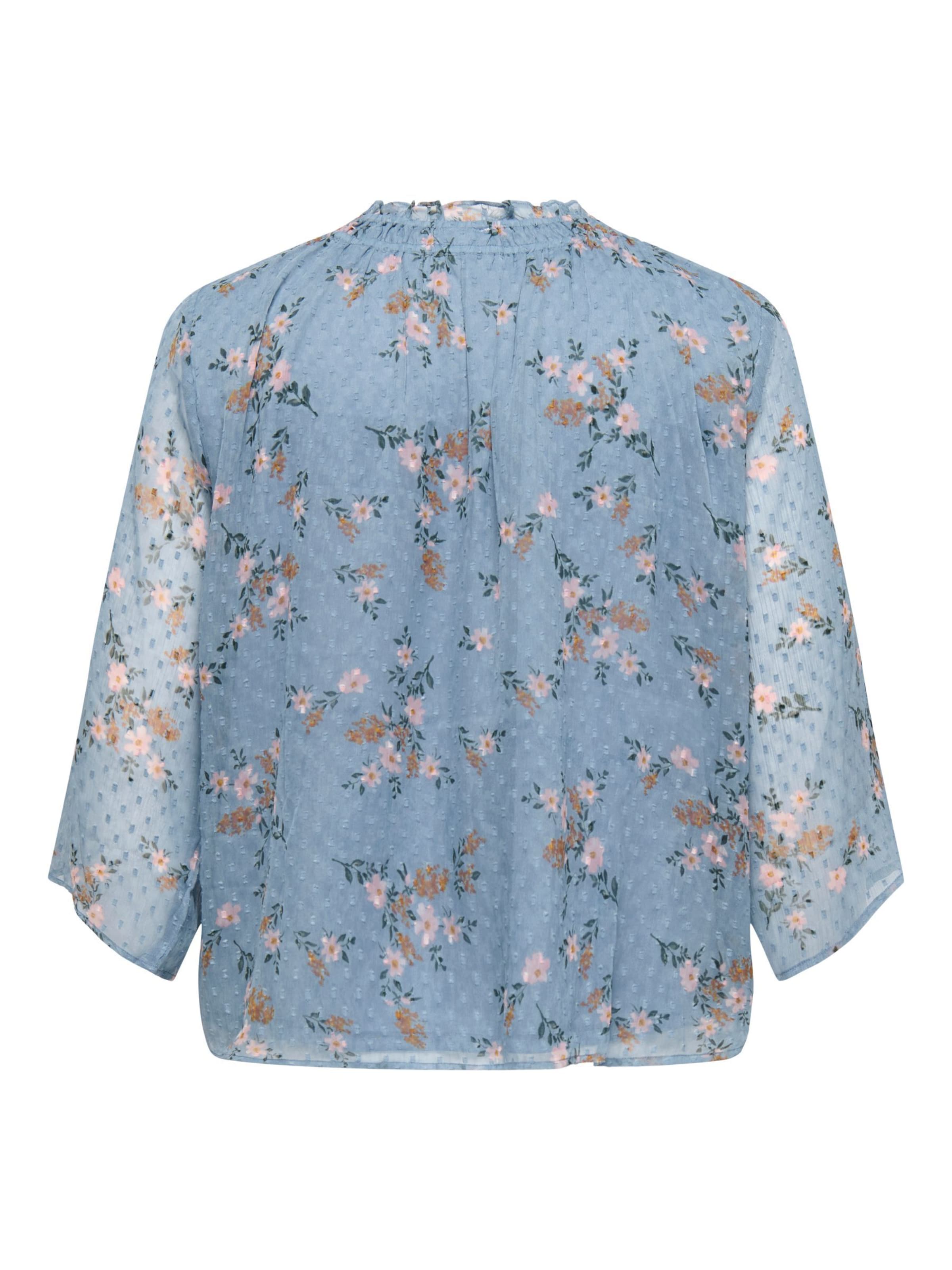 ONLY Carmakoma Blouse 'CARSigrid' in Blauw