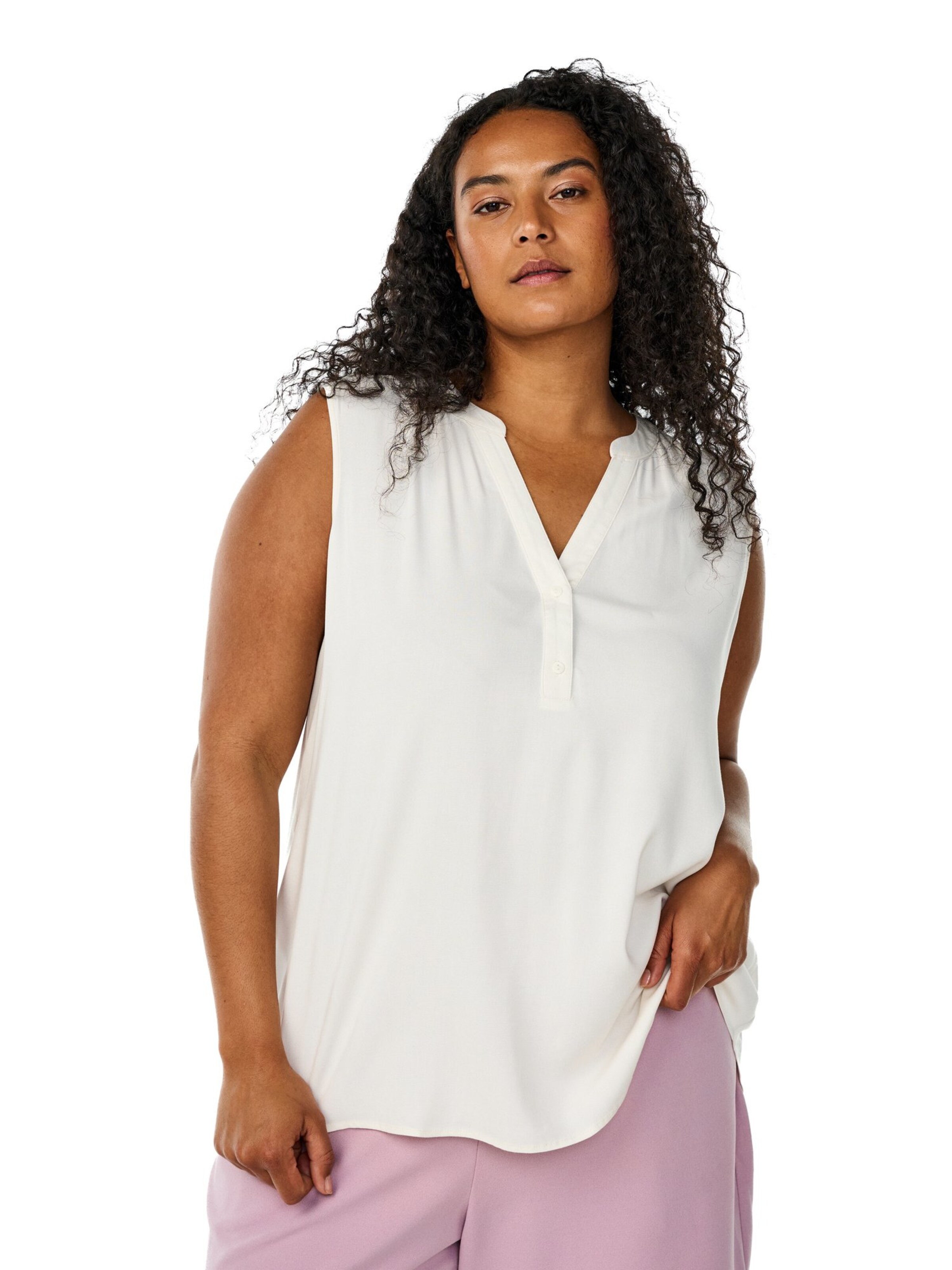 bēšs Flash by Zizzi Blūze 'Flenni': no priekšpuses