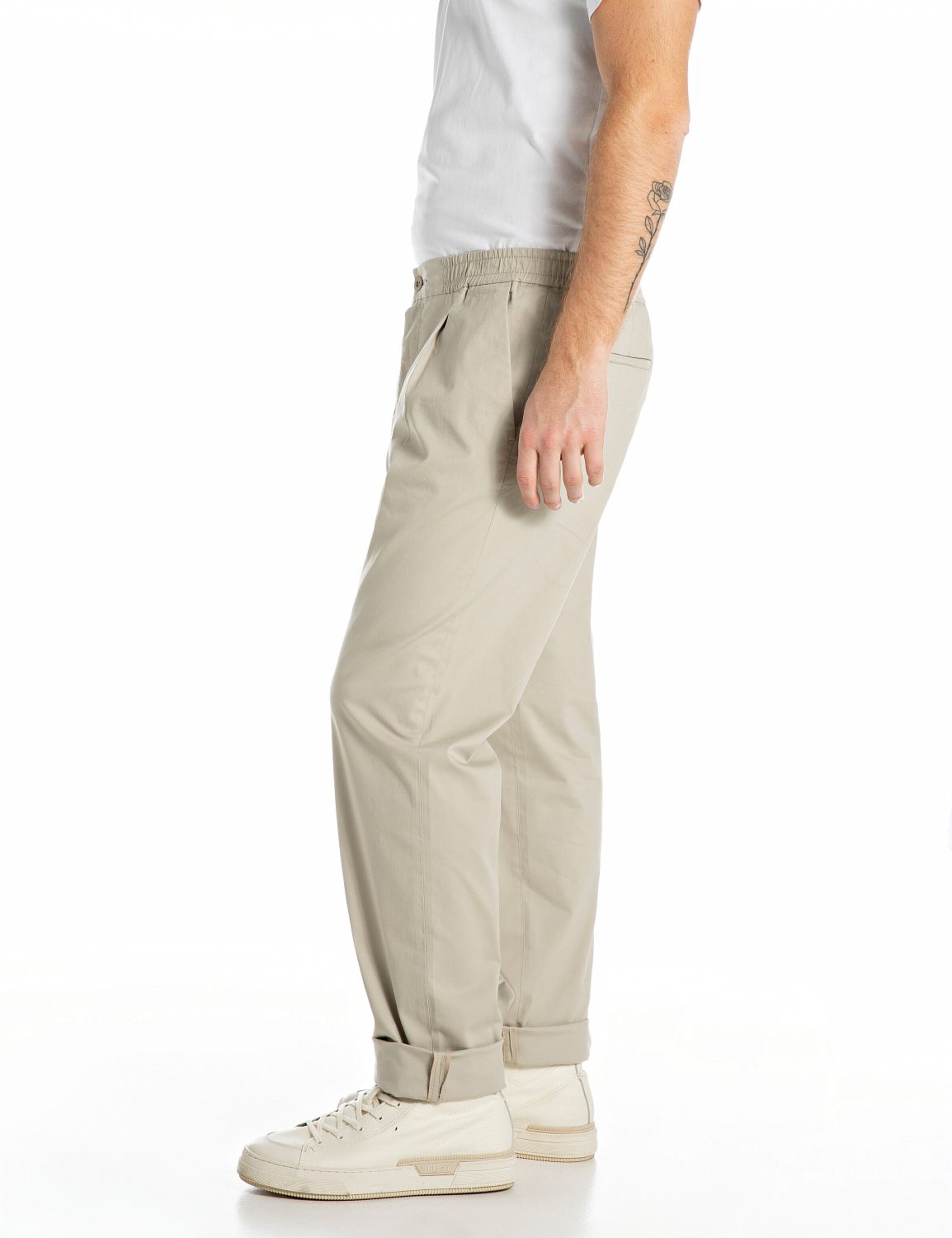 REPLAY Regular Chino Pants in Beige