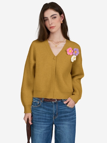 Imily Bela - Cárdigan en amarillo: frente
