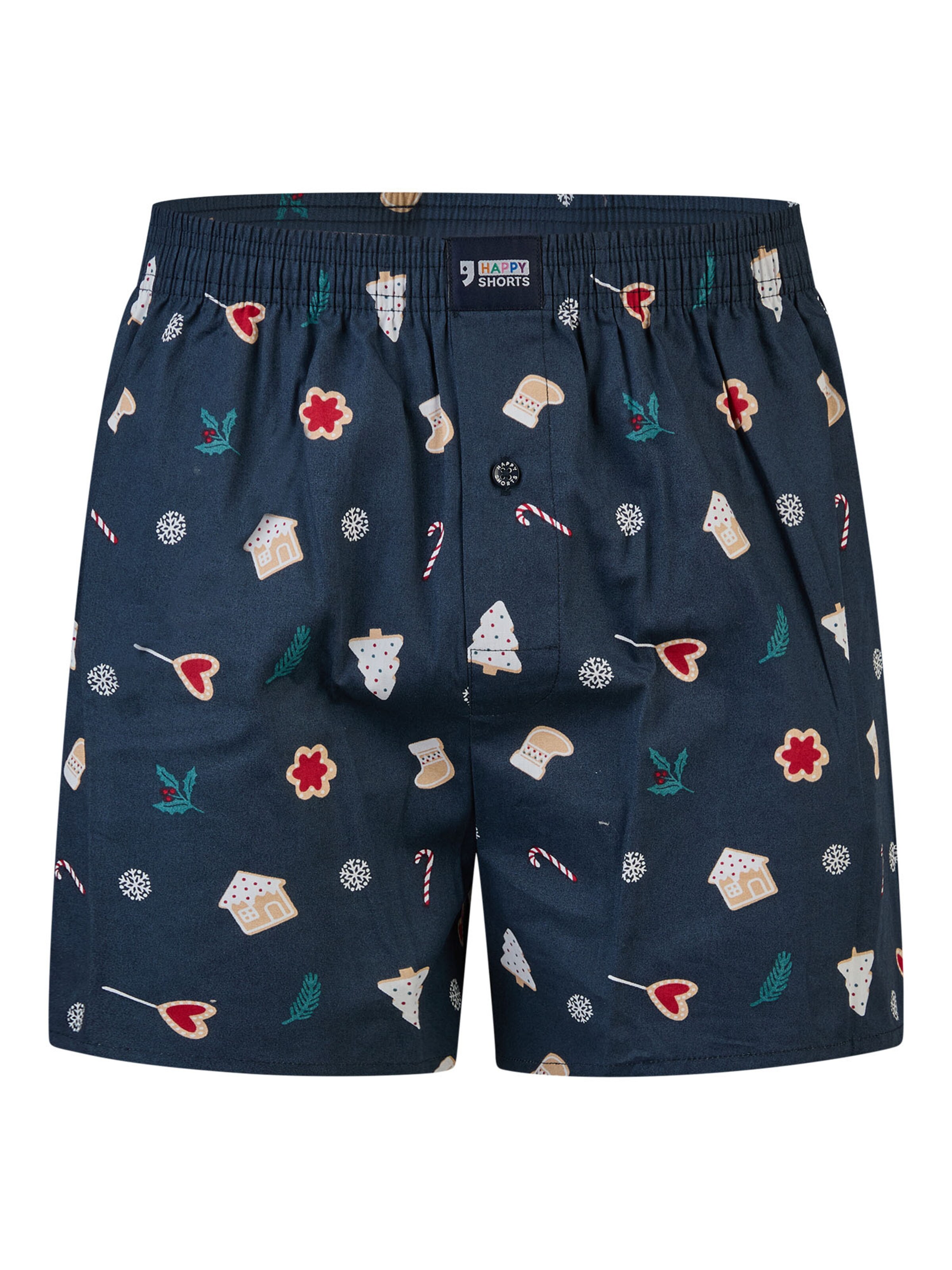 Happy Shorts Boxershorts 'Christmas' in Gemengde kleuren