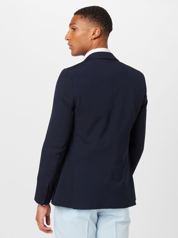 Coupe slim Veste de costume BURTON MENSWEAR LONDON en bleu