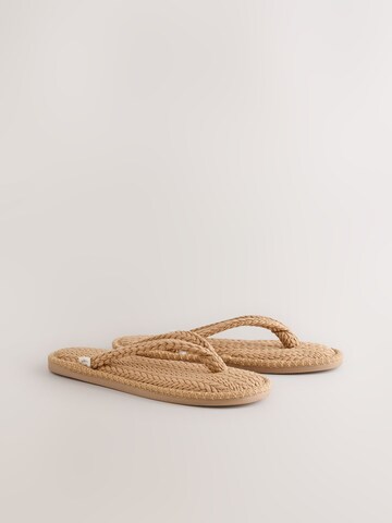 Next T-bar sandals in Brown