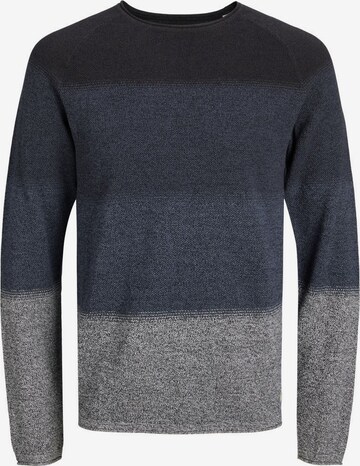 Pull-over 'Hill' JACK & JONES en bleu : devant