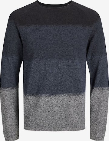 JACK & JONES Regular fit Sweater 'Hill' in Blue: front