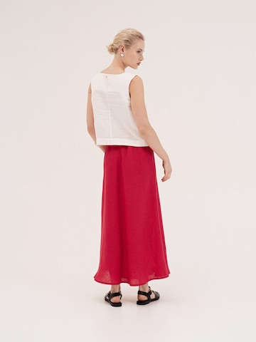 AmourLinen Top 'Lucia'‌‌‌‌‌‌‌ in Weiß
