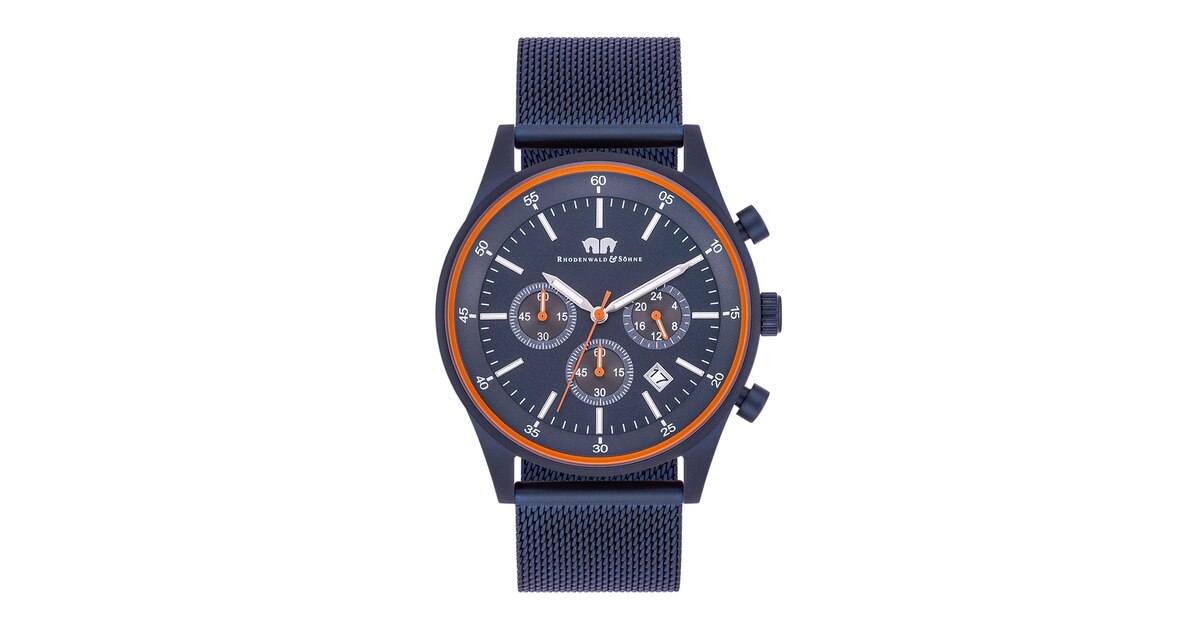 Rhodenwald & Söhne Analoog horloge in Blauw | ABOUT YOU Rhodenwald & Söhne Analoog horloge in Blauw | ABOUT YOU