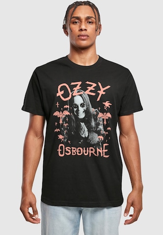 Merchcode Bluser & t-shirts 'Ozzy Osbourne - Pink Bat' i sort: forside