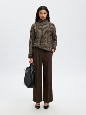 SELECTED Pullover in Braun