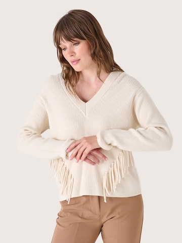 Pull-over oversize Camomilla Italia en blanc : devant
