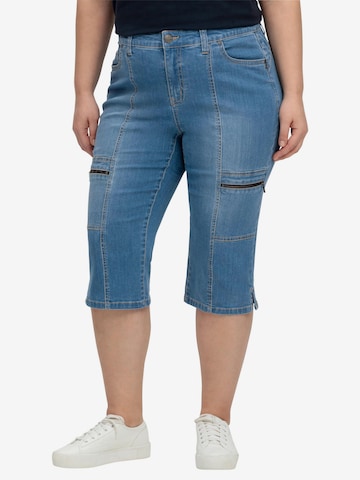 SHEEGO Slimfit Jeans in Blau: predná strana