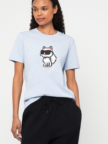T-shirt Karl Lagerfeld en bleu