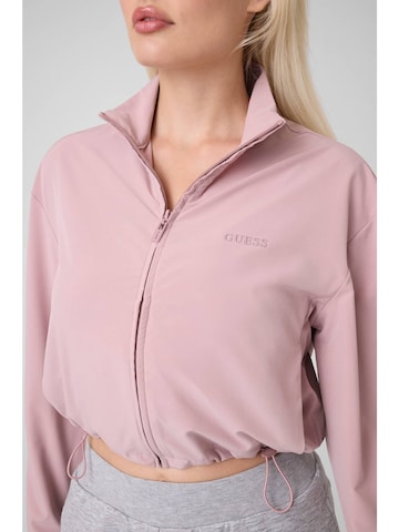 GUESS Sweatjacke in Pink