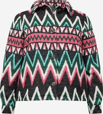 Cardigan 'Azteken' ONLY Carmakoma en mélange de couleurs : devant