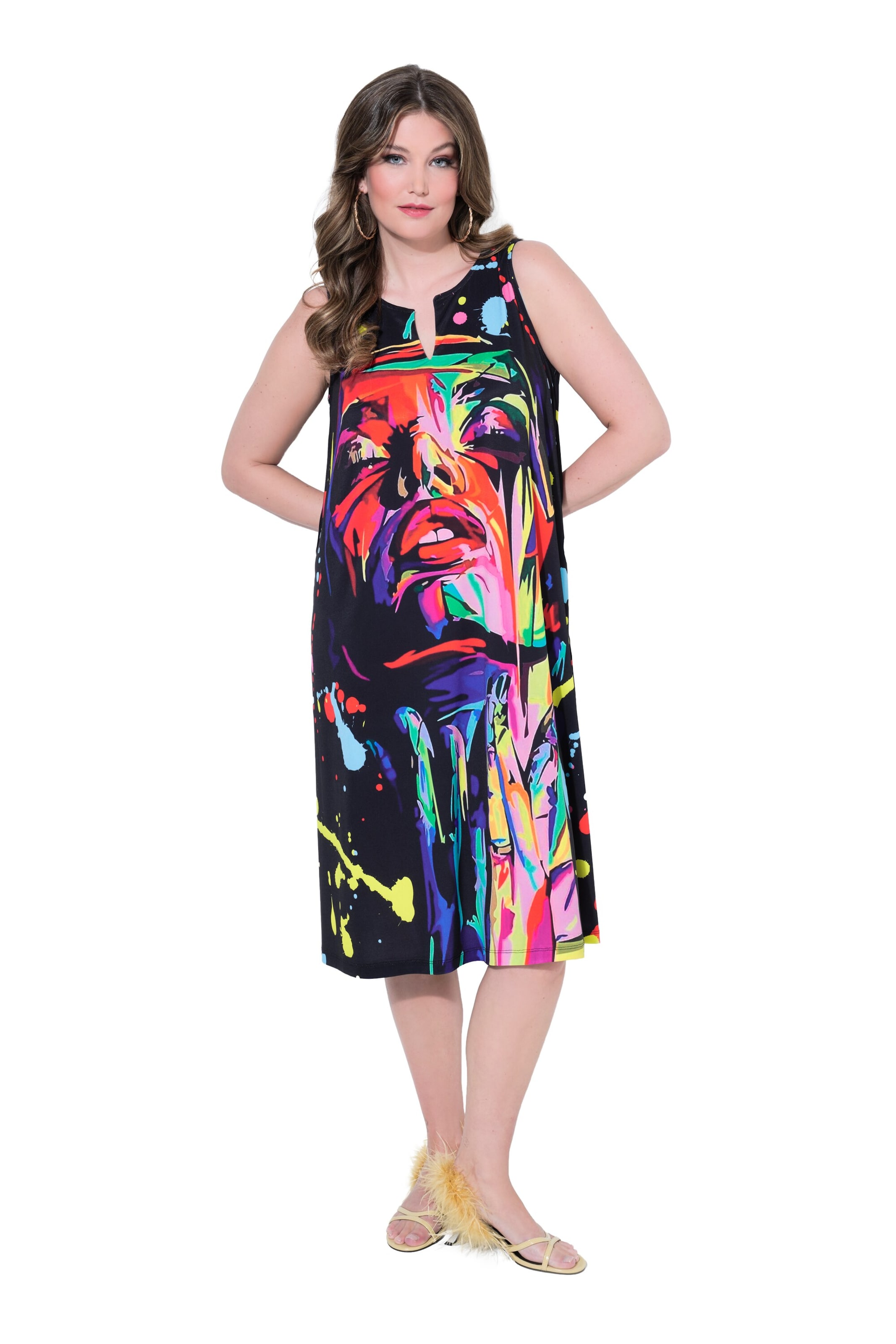 MIAMODA Dress in Black: front