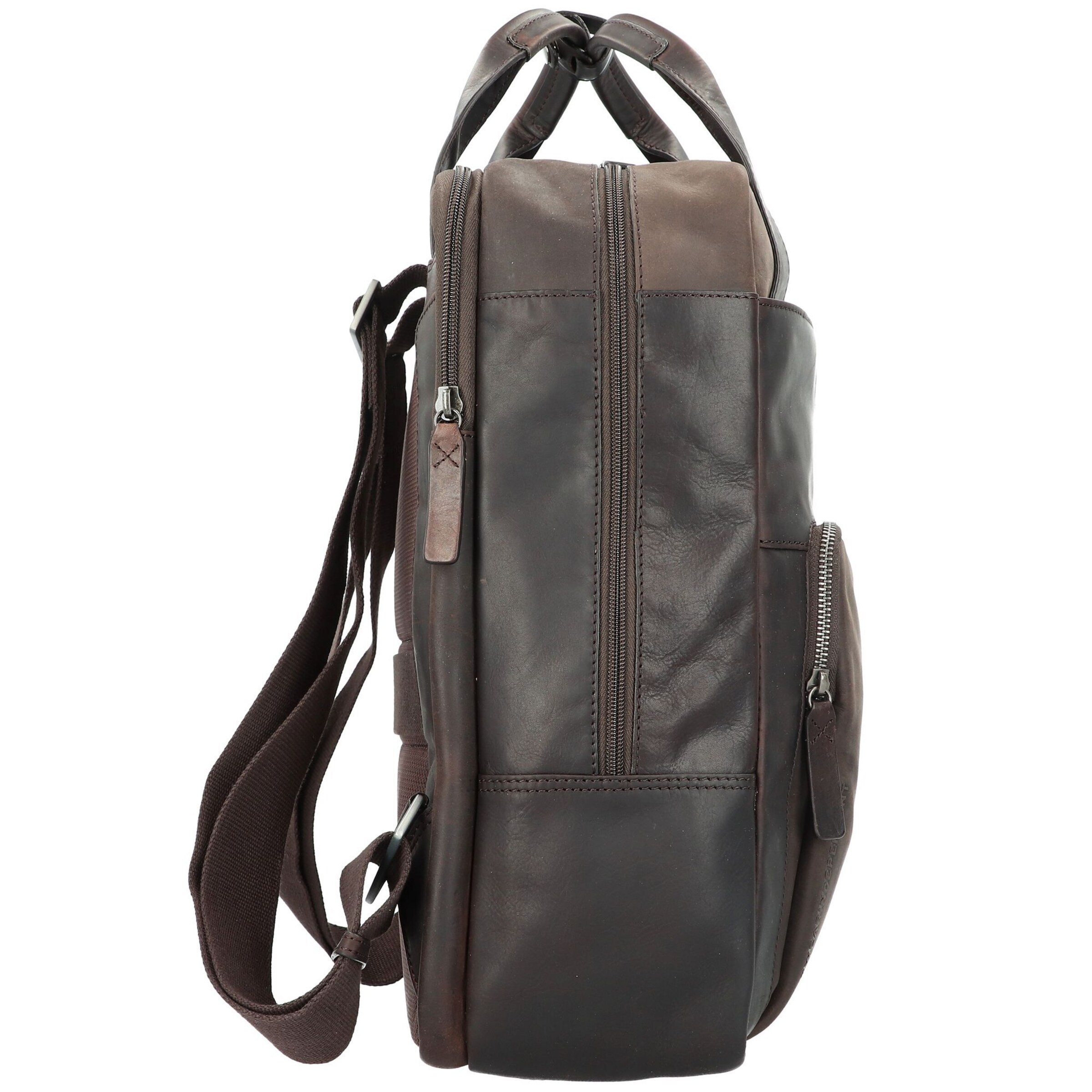 STRELLSON Backpack 'Brick Lane Josh' in Brown