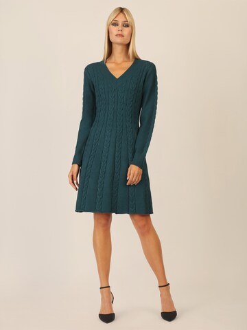 APART Strickkleid in Grün