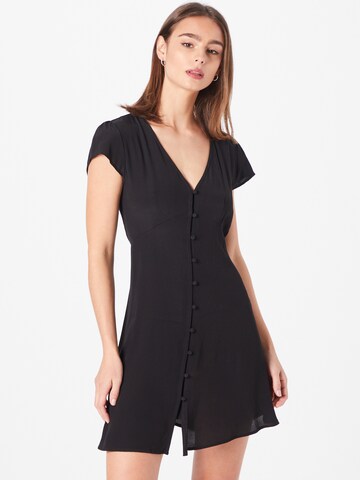 Robe-chemise GAP en noir : devant