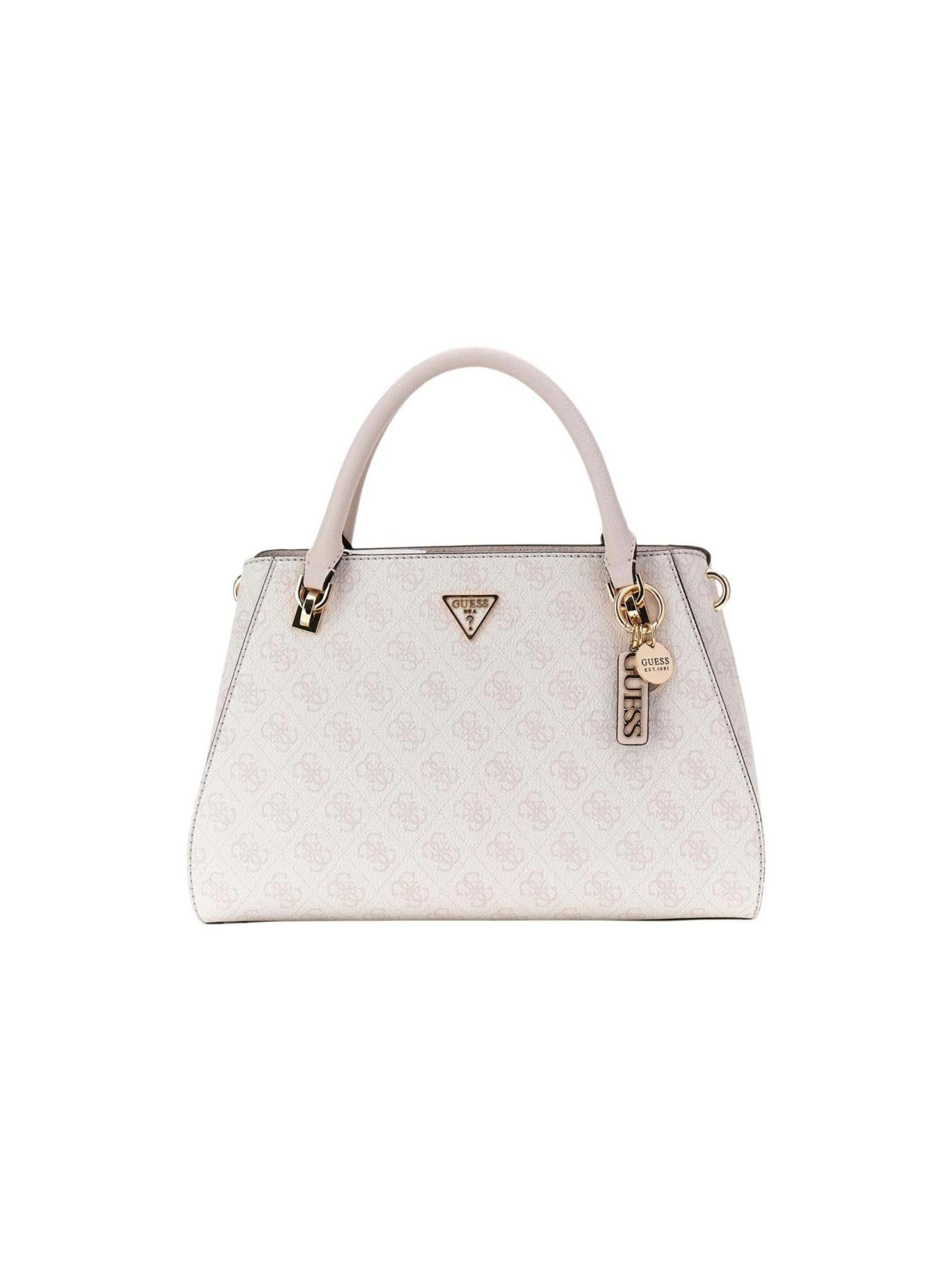 GUESS - Bolso de hombro 'NOELLE II LUXURY SATCHEL HWBG96 72070' en gris: frente