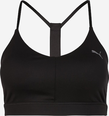 PUMA Bralette Sports Bra in Black: front