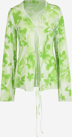 ABOUT YOU REBIRTH STUDIOS Blouse 'SUNSET' in Groen: voorkant