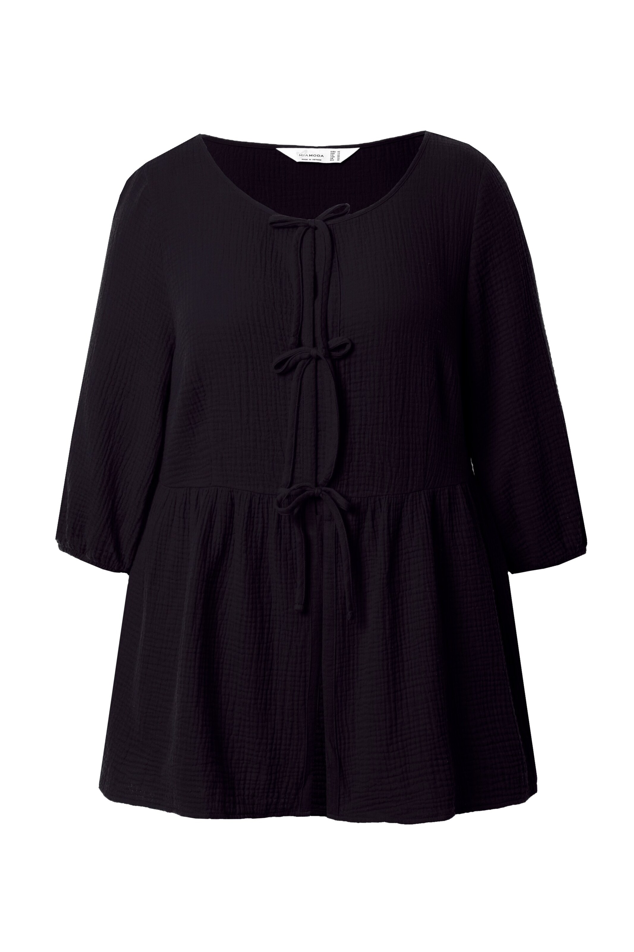 MIAMODA Blouse in Zwart: voorkant