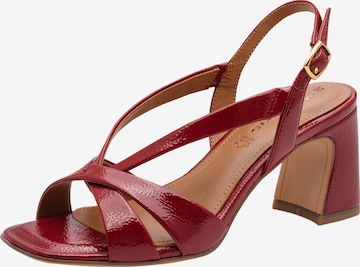 Tamaris - Sandalias en rojo: frente