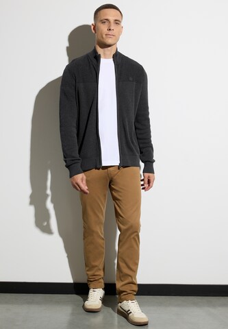 Street One MEN Strickjacke in Grau