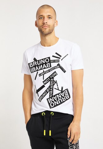 T-Shirt 'Ortiz' BRUNO BANANI en blanc : devant