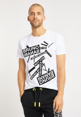 T-Shirt 'Ortiz' BRUNO BANANI en blanc : devant