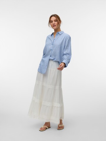 Jupe 'VMSANDY' VERO MODA en blanc