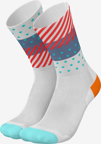 INCYLENCE Athletic Socks 'WILDNESS' in Red: front