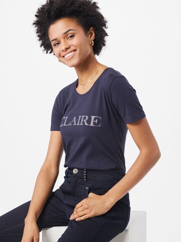 T-shirt Claire en bleu : devant