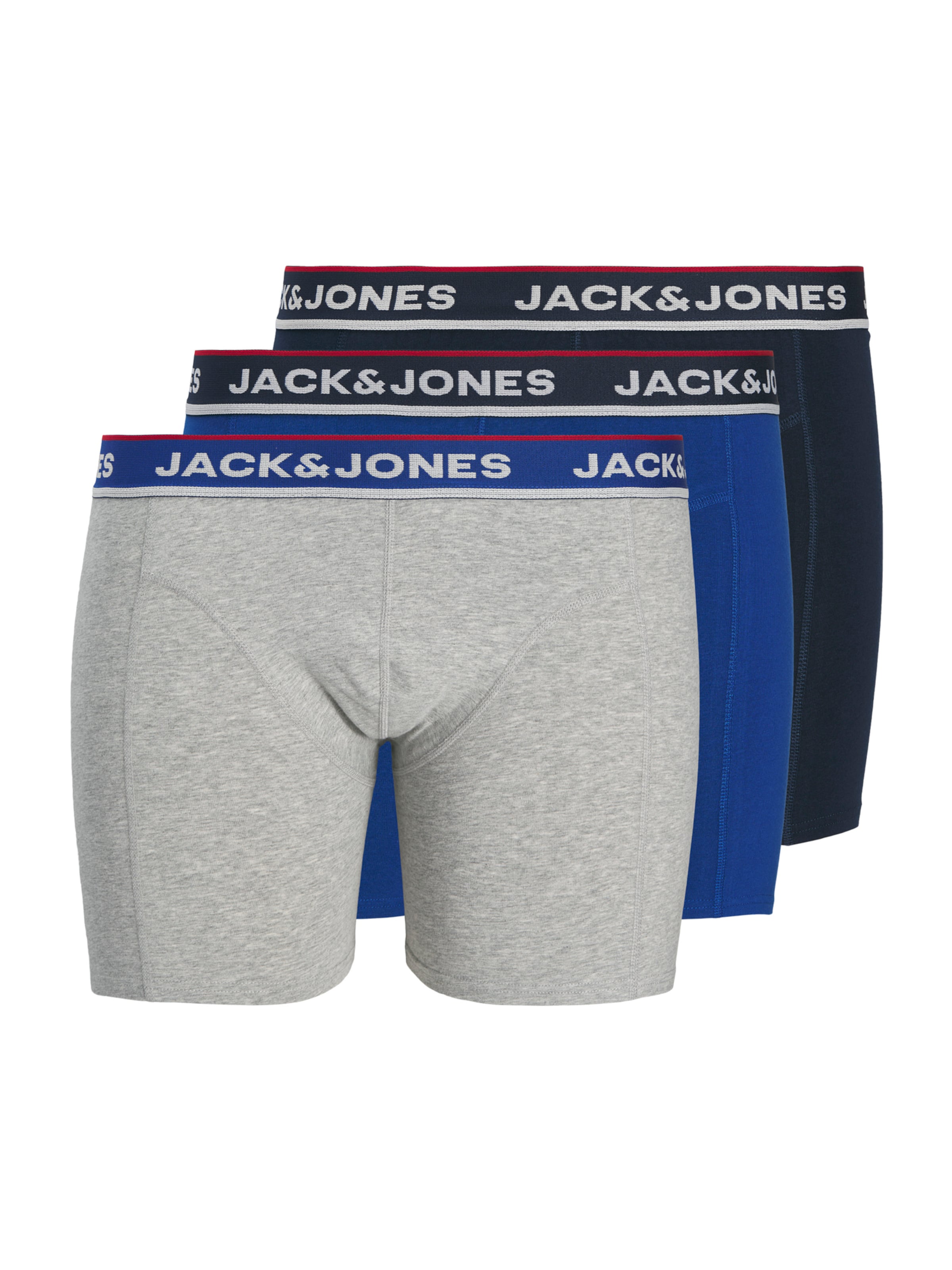 zils Jack & Jones Plus Bokseršorti 'JACSWAY': no priekšpuses